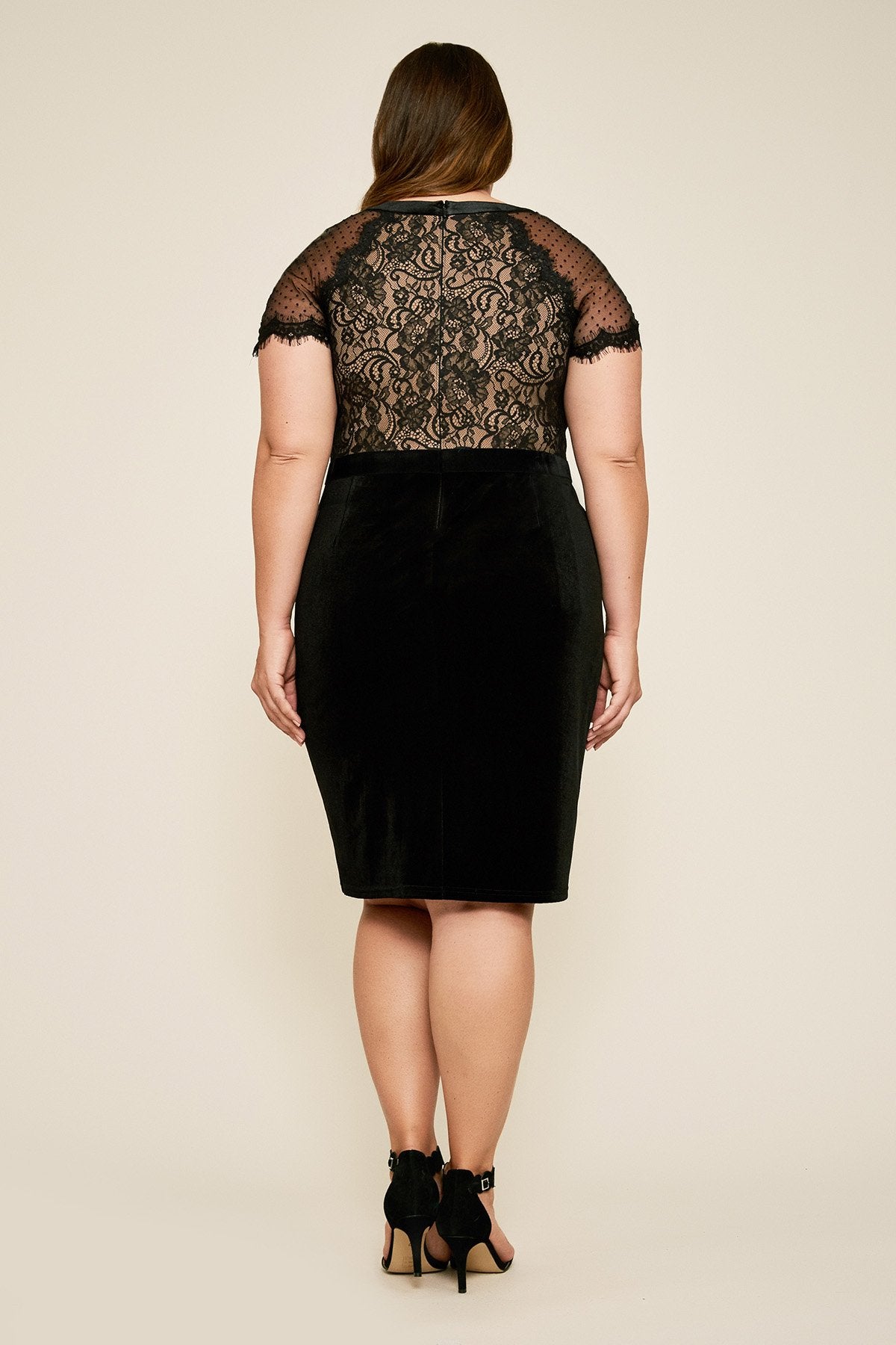 Tadashi Shoji - Turri Velvet Dress - PLUS SIZE