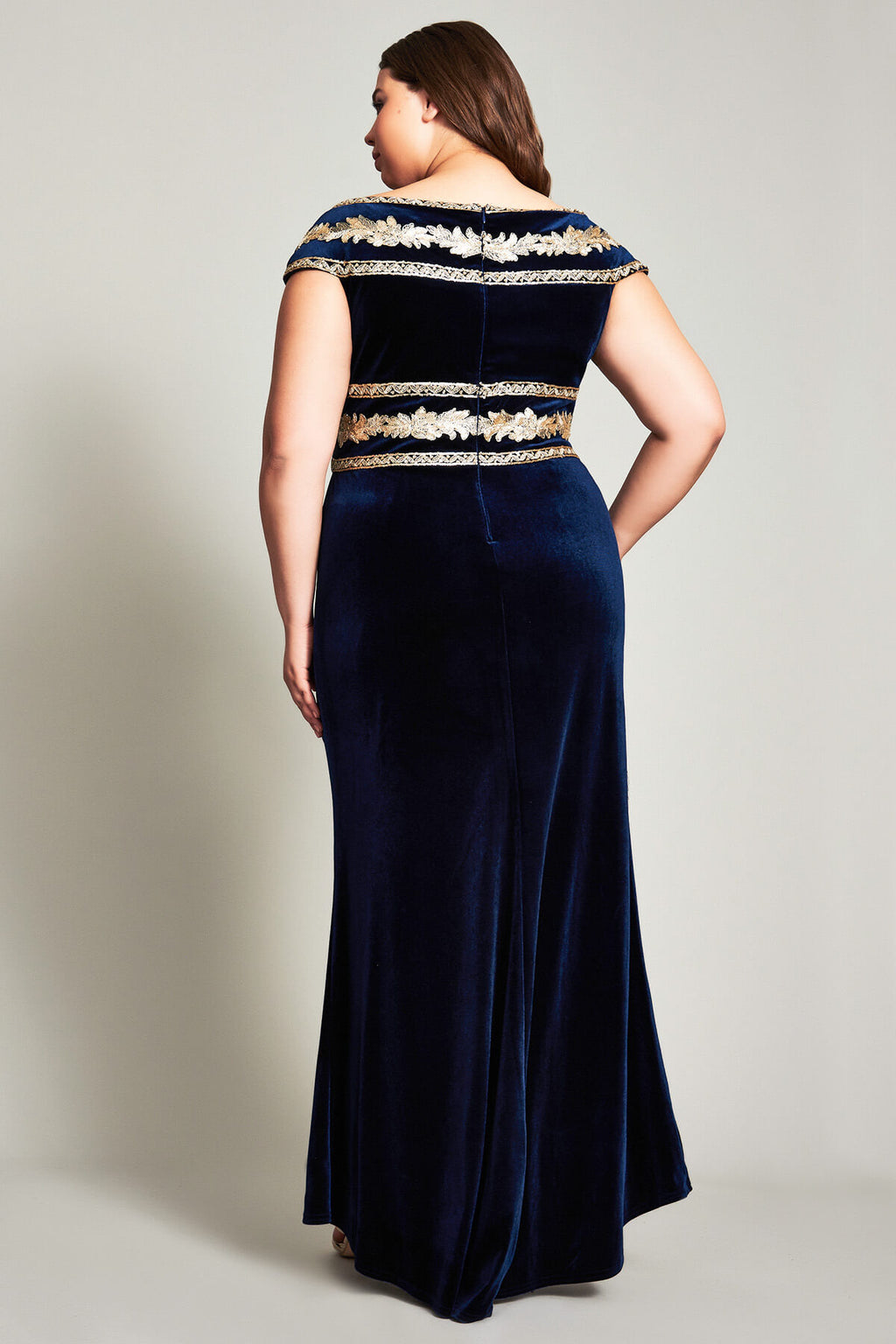 Taman Sequin Velvet Gown - PLUS SIZE