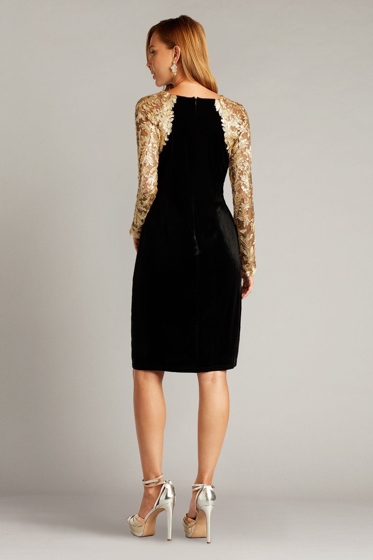 Otto Floral Illusion Sleeve Dress