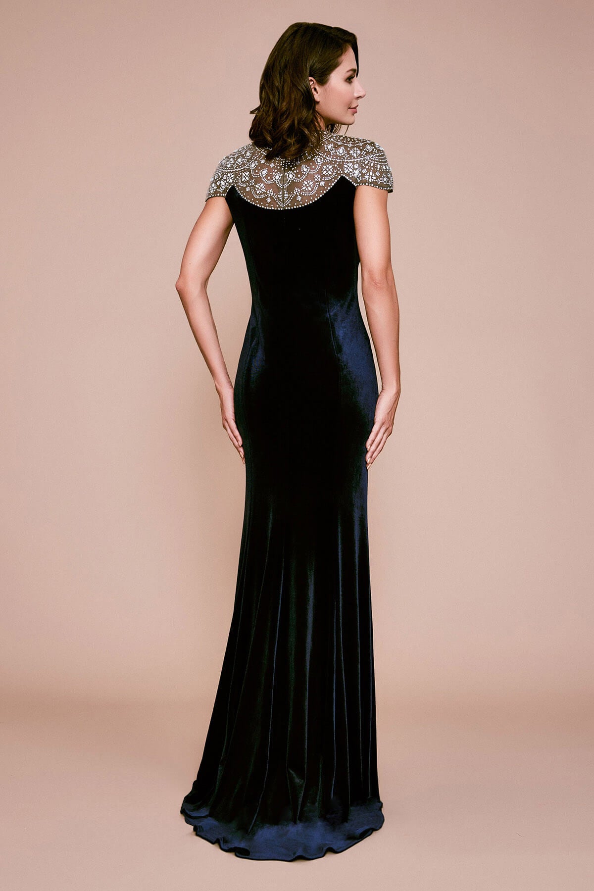 Imelda Velvet Evening Gown