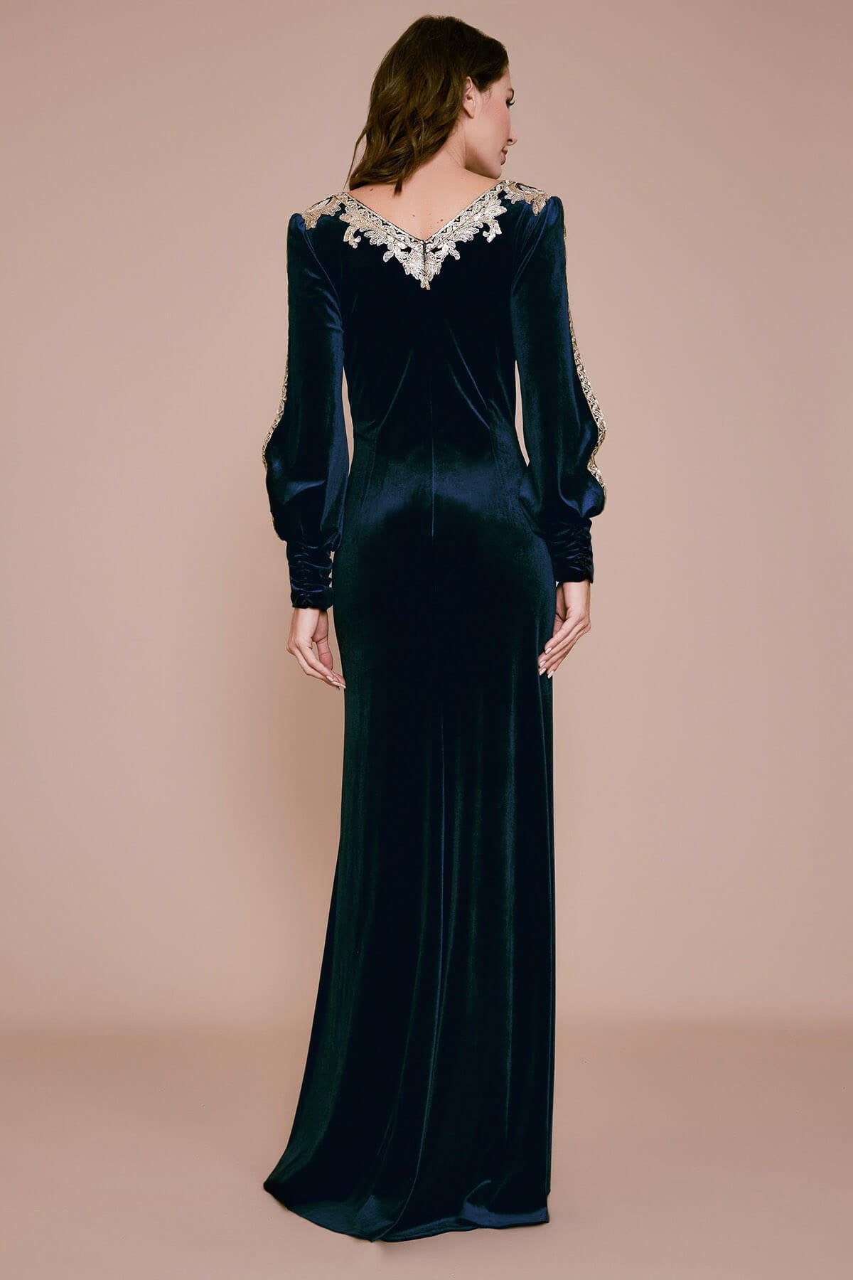 Tuyen Velvet Evening Gown  Tadashi Shoji Official Online Boutique