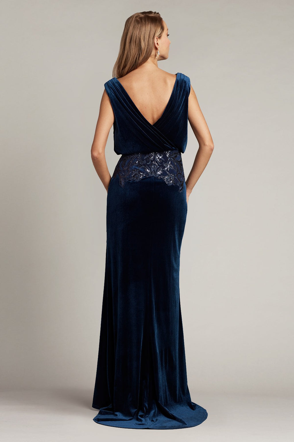 Dunstan Back Drape Gown