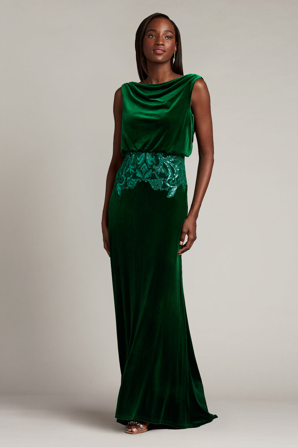 Dunstan Back Drape Gown