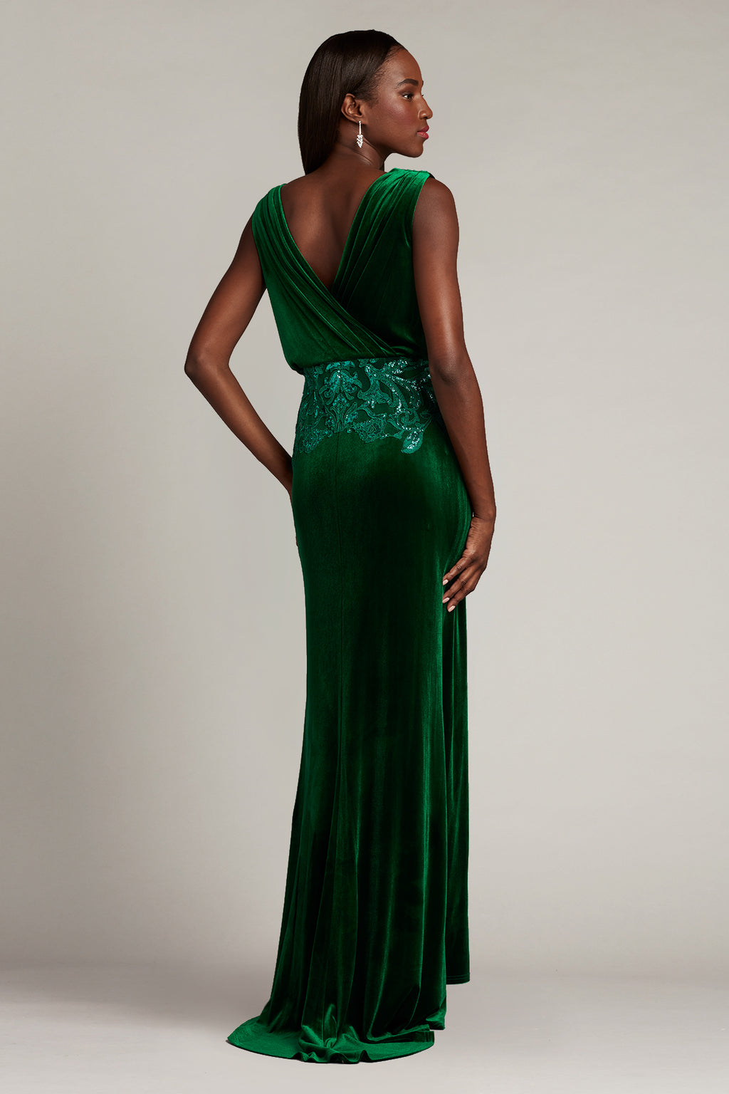 Dunstan Back Drape Gown