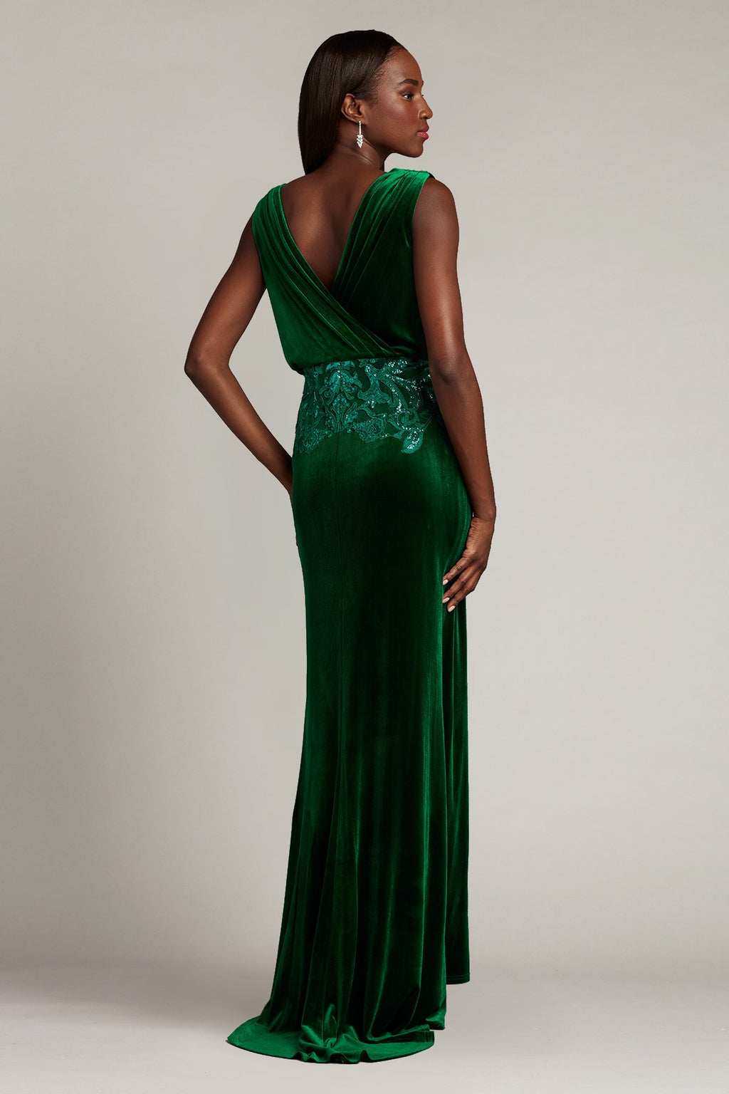 Dunstan Back Drape Gown
