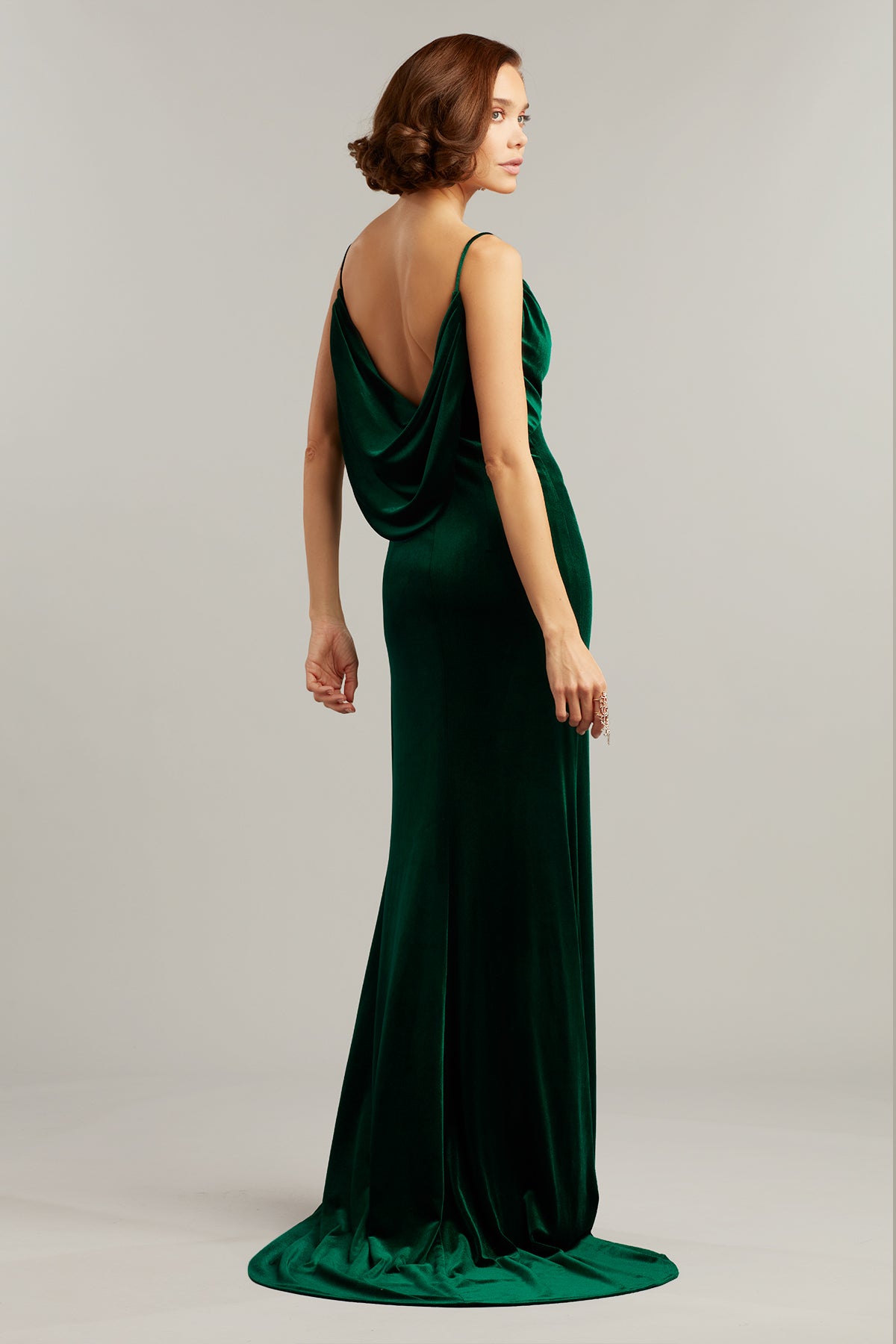 Joyse Draped Slip Gown