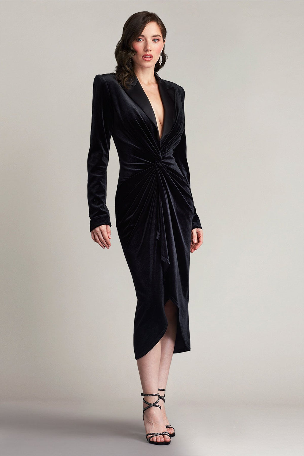 Atike Velvet Tuxedo Dress