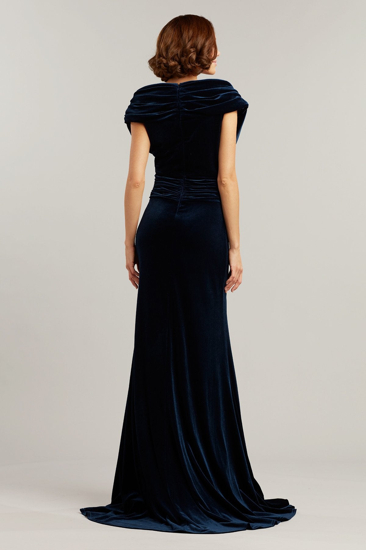Oriel Peekaboo Paillette Gown