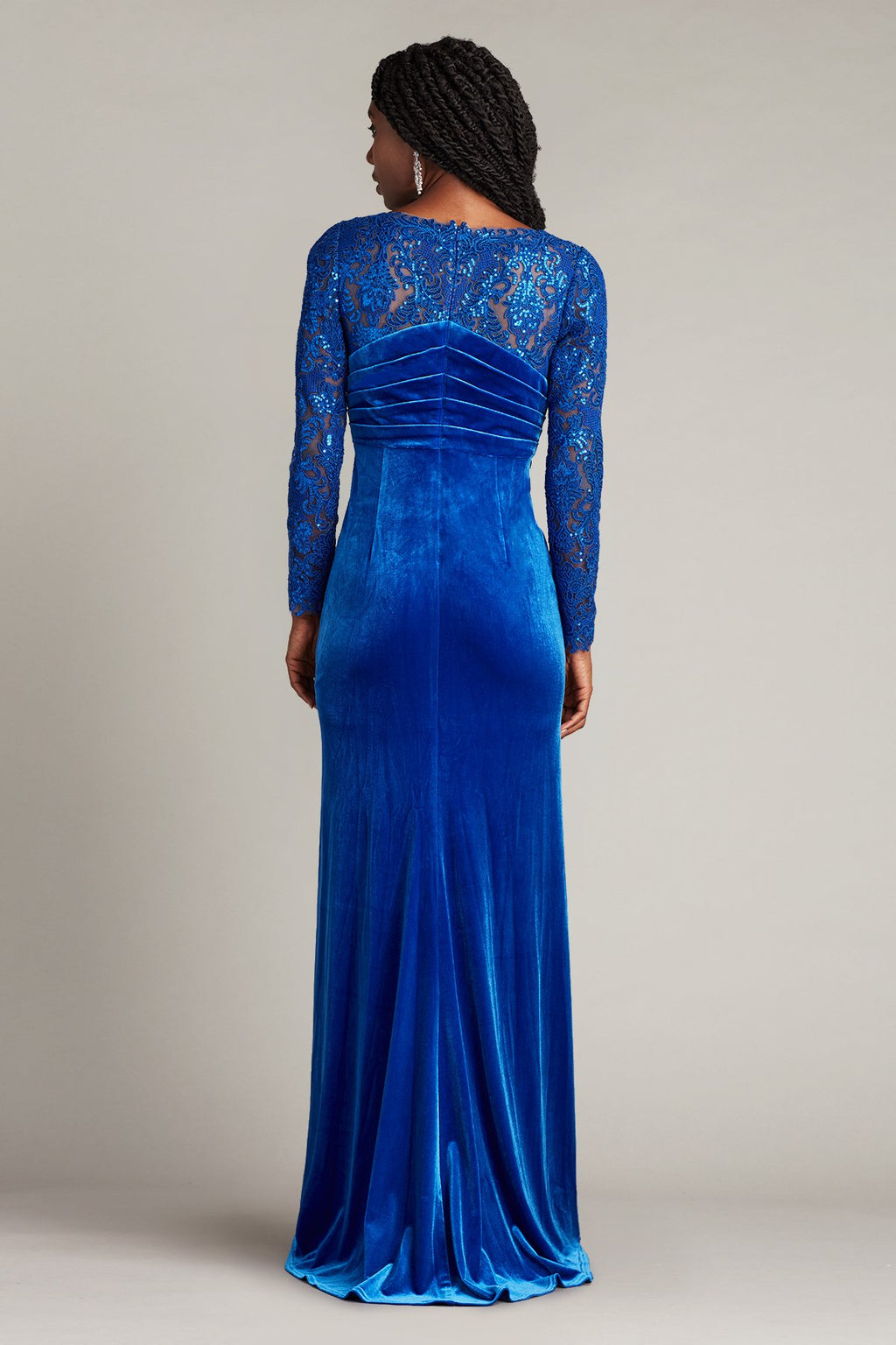 Romy Embroidered Illusion Gown