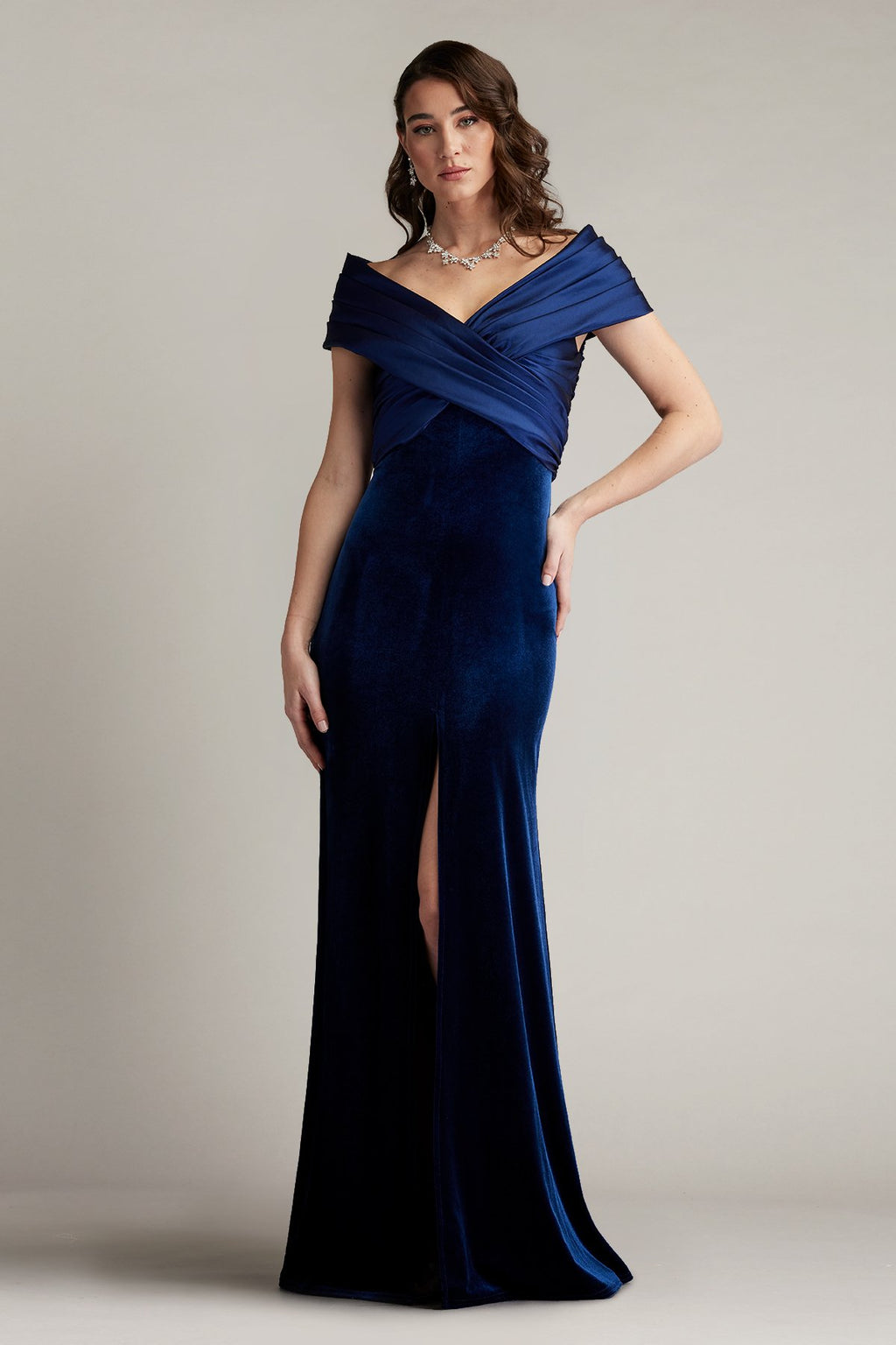 Baxter Portrait Collar Gown