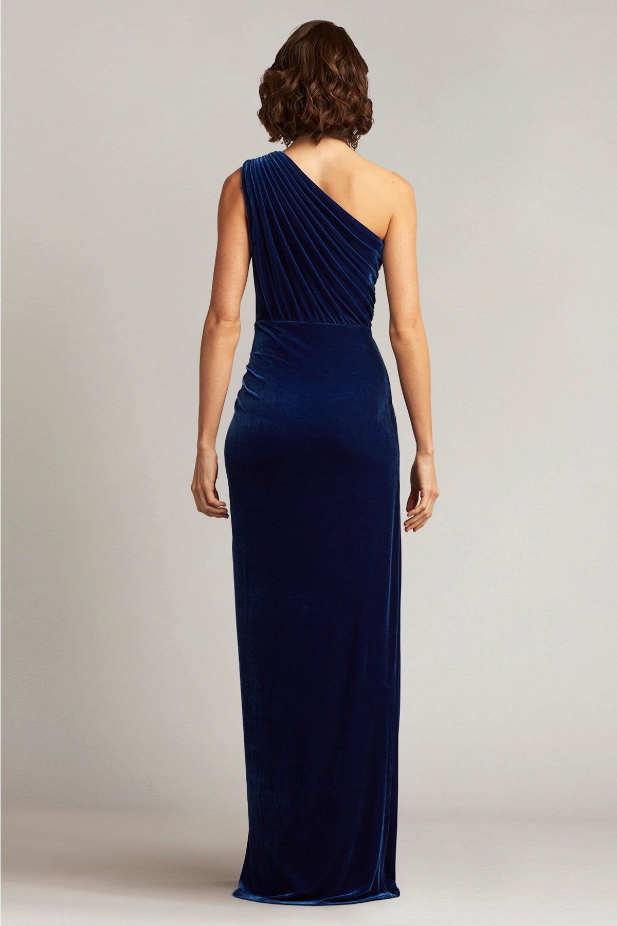 Lotten Waterfall Drape Evening Gown