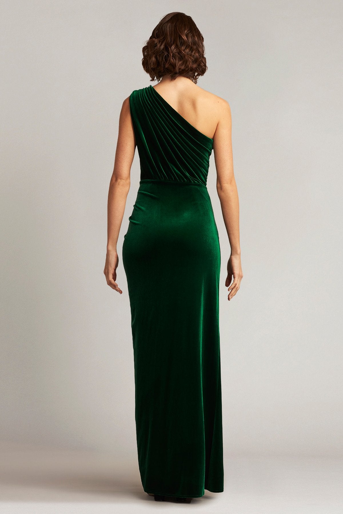 Lotten Waterfall Drape Evening Gown