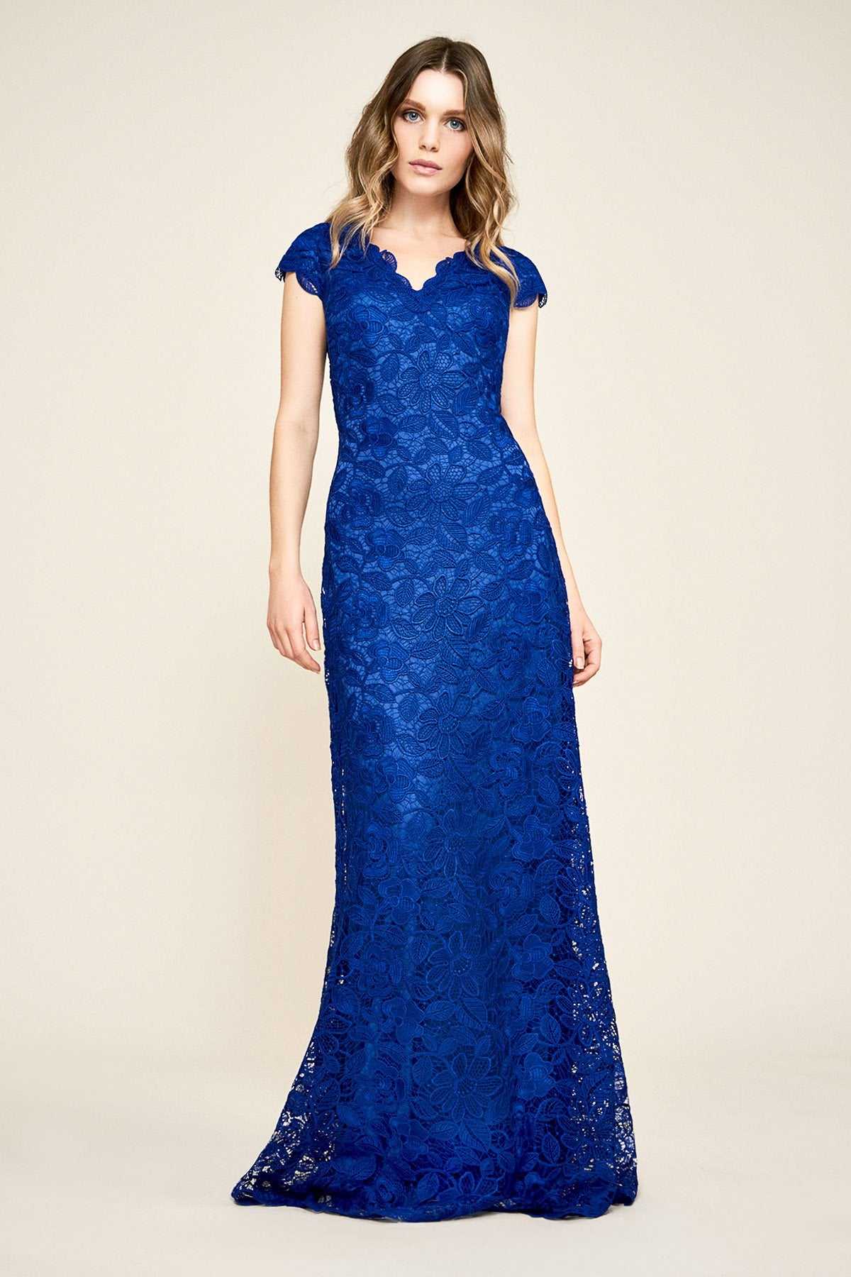 Levant Floral Lace Gown