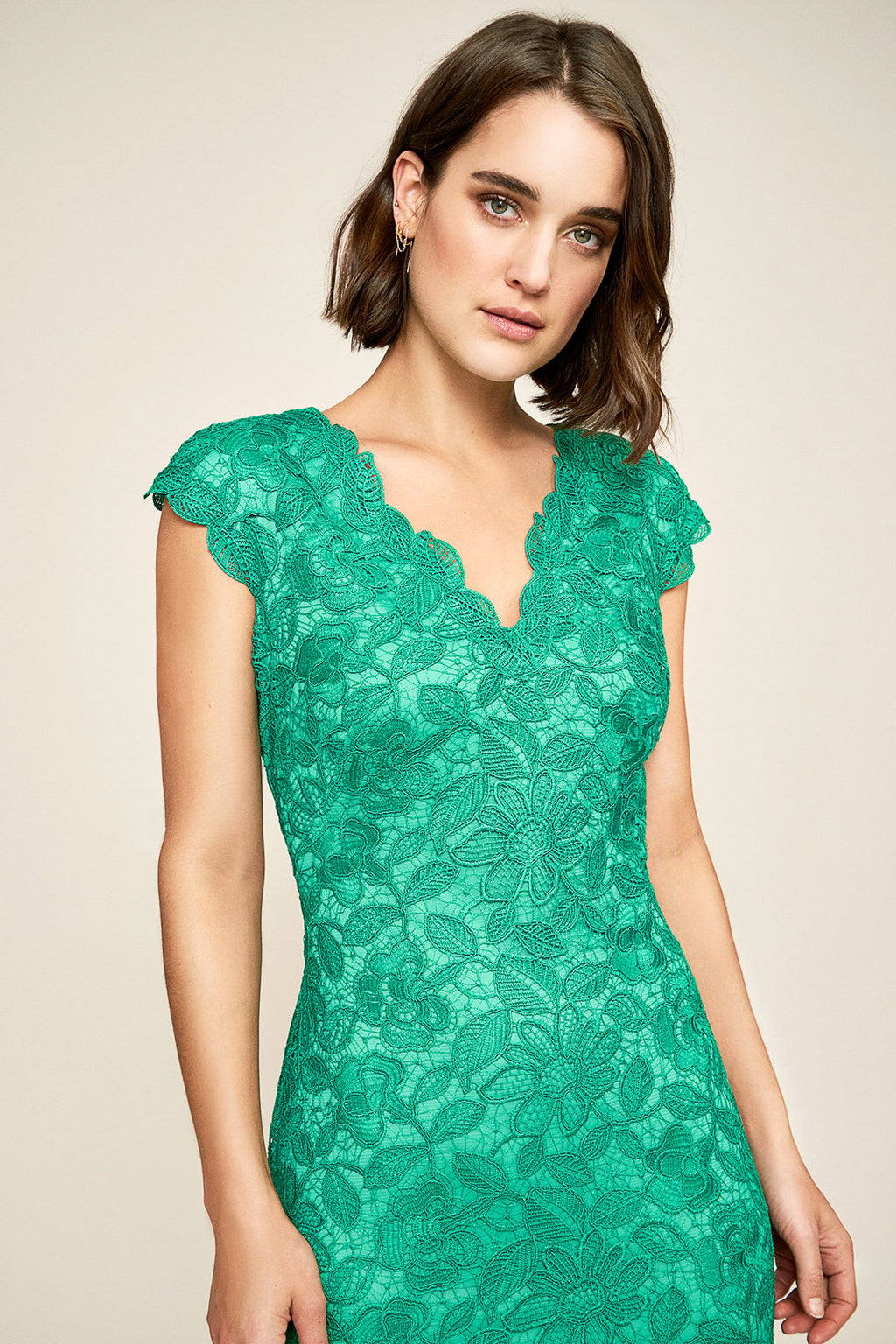 Levant Floral Lace Gown