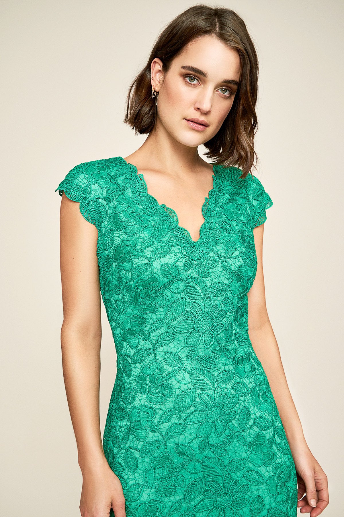 Levant Floral Lace Gown