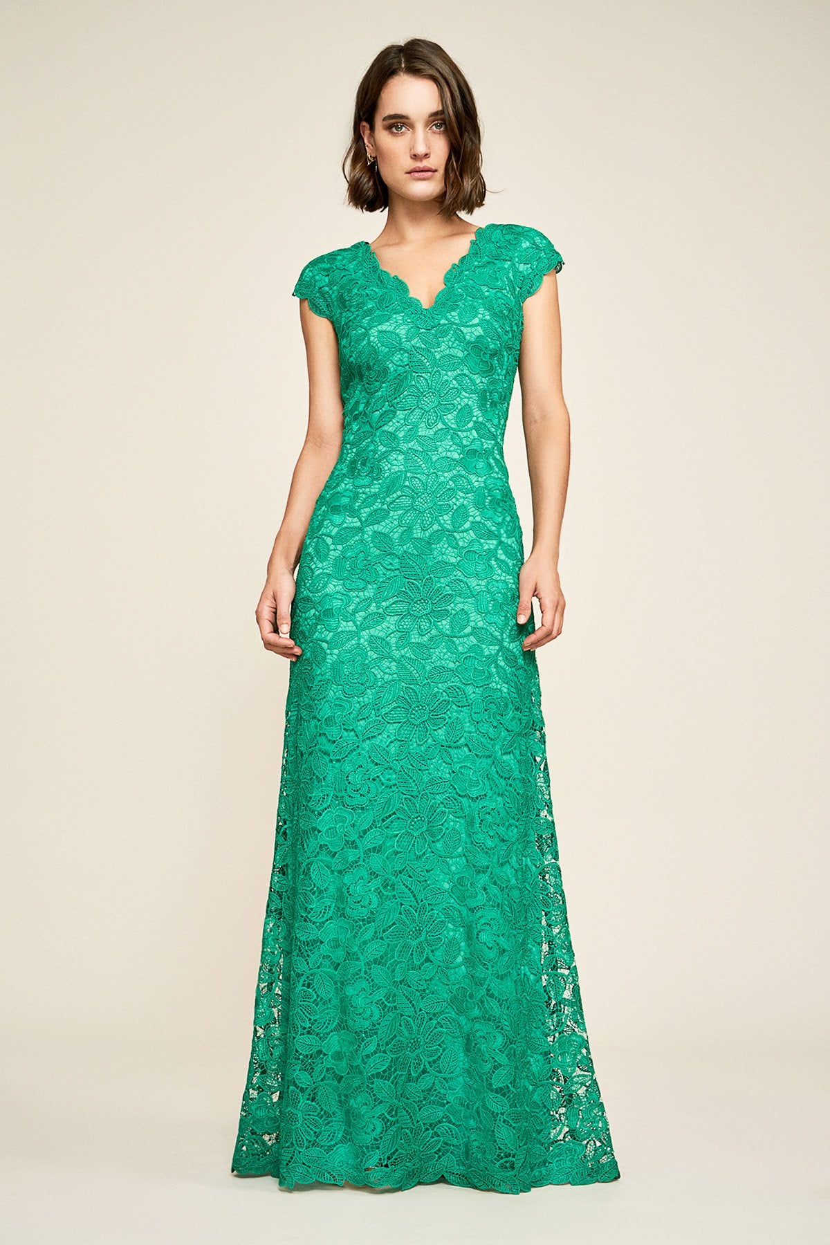 Levant Floral Lace Gown