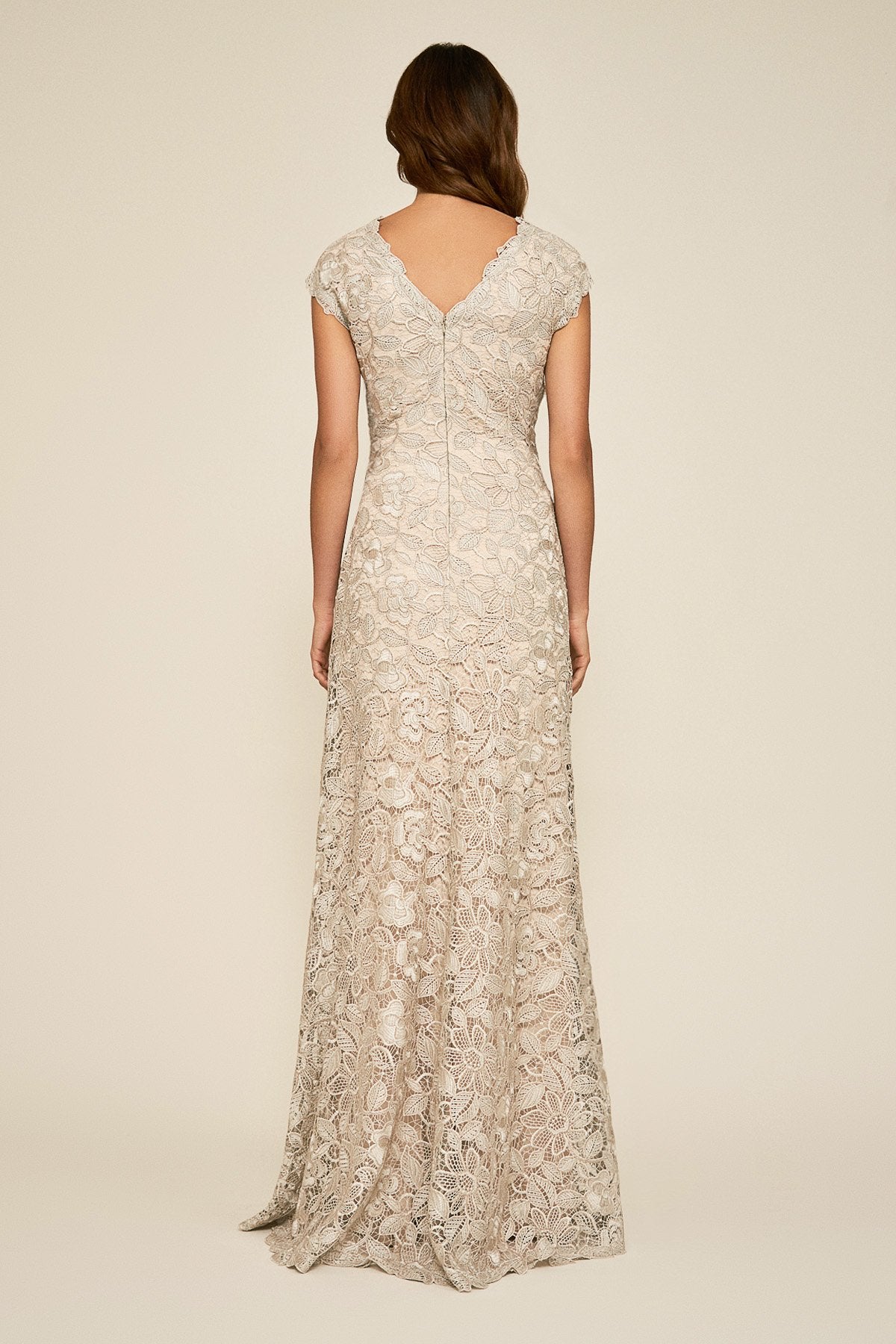 Levant Floral Lace Gown