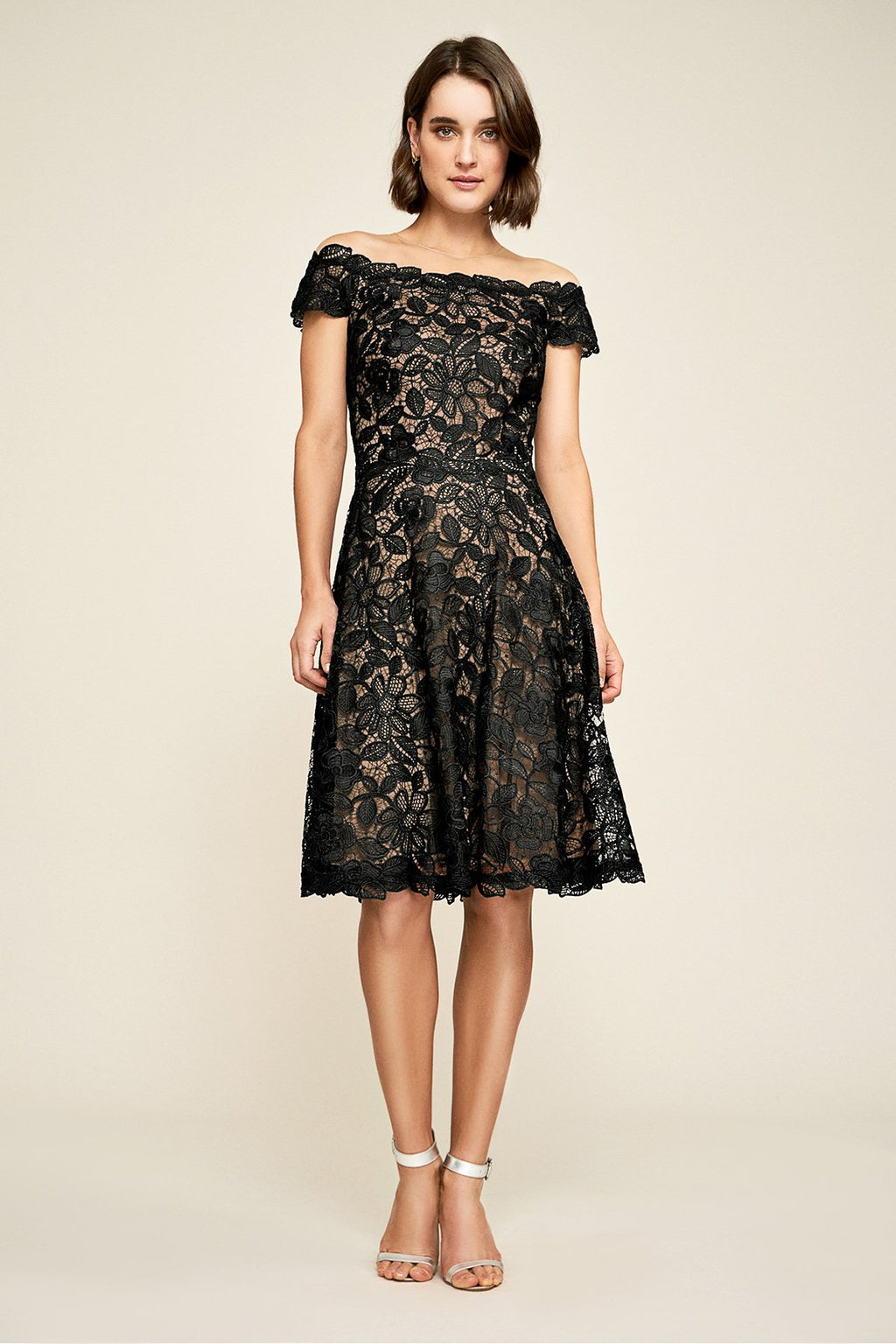 Tadashi Shoji - Elidi Off-The-Shoulder Lace Dress