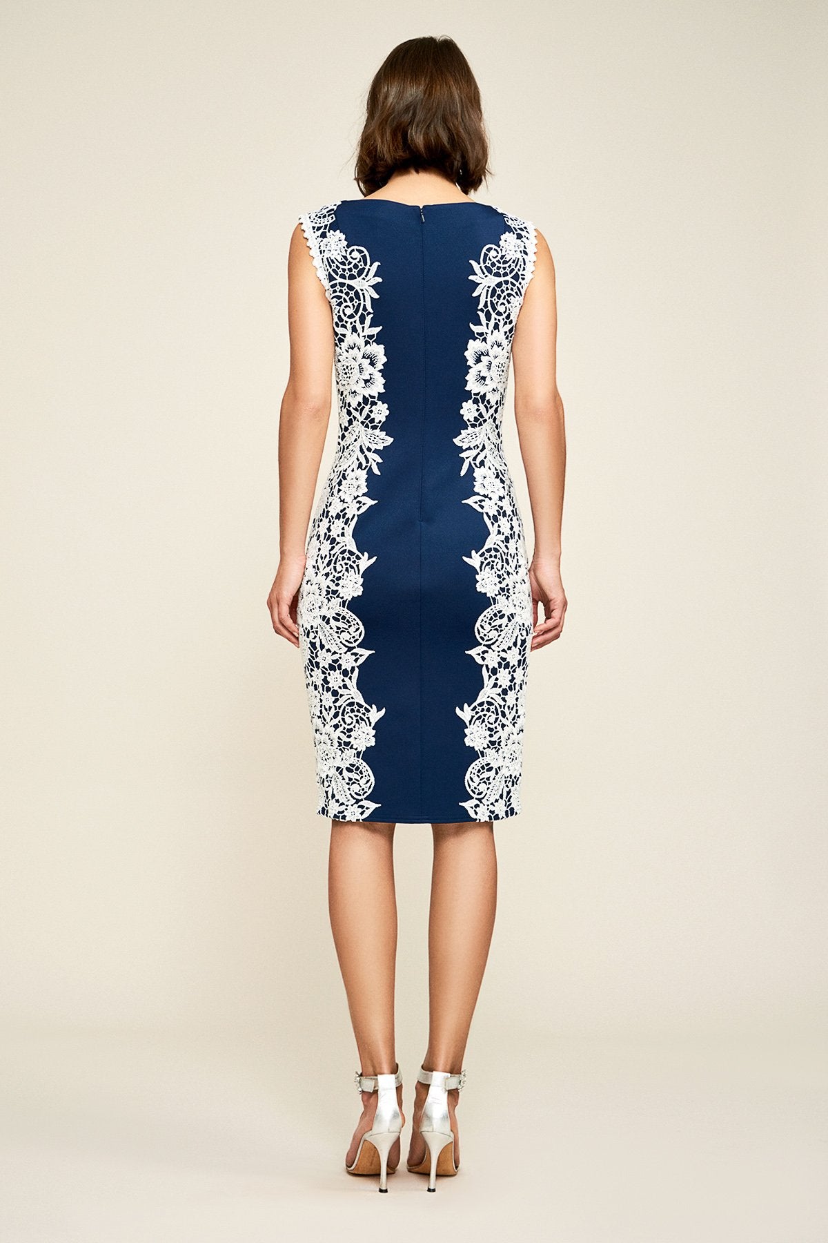 Tadashi Shoji - Marlene Neoprene Embroidered Dress