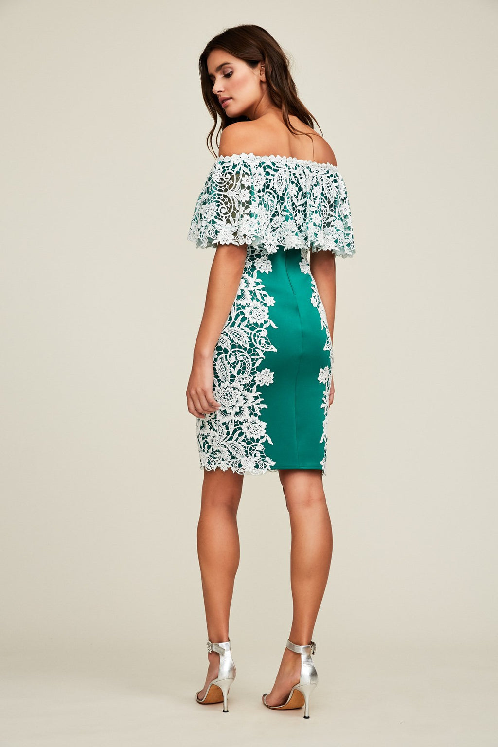 Tadashi Shoji - Nicole Off-The-Shoulder Lace Dress