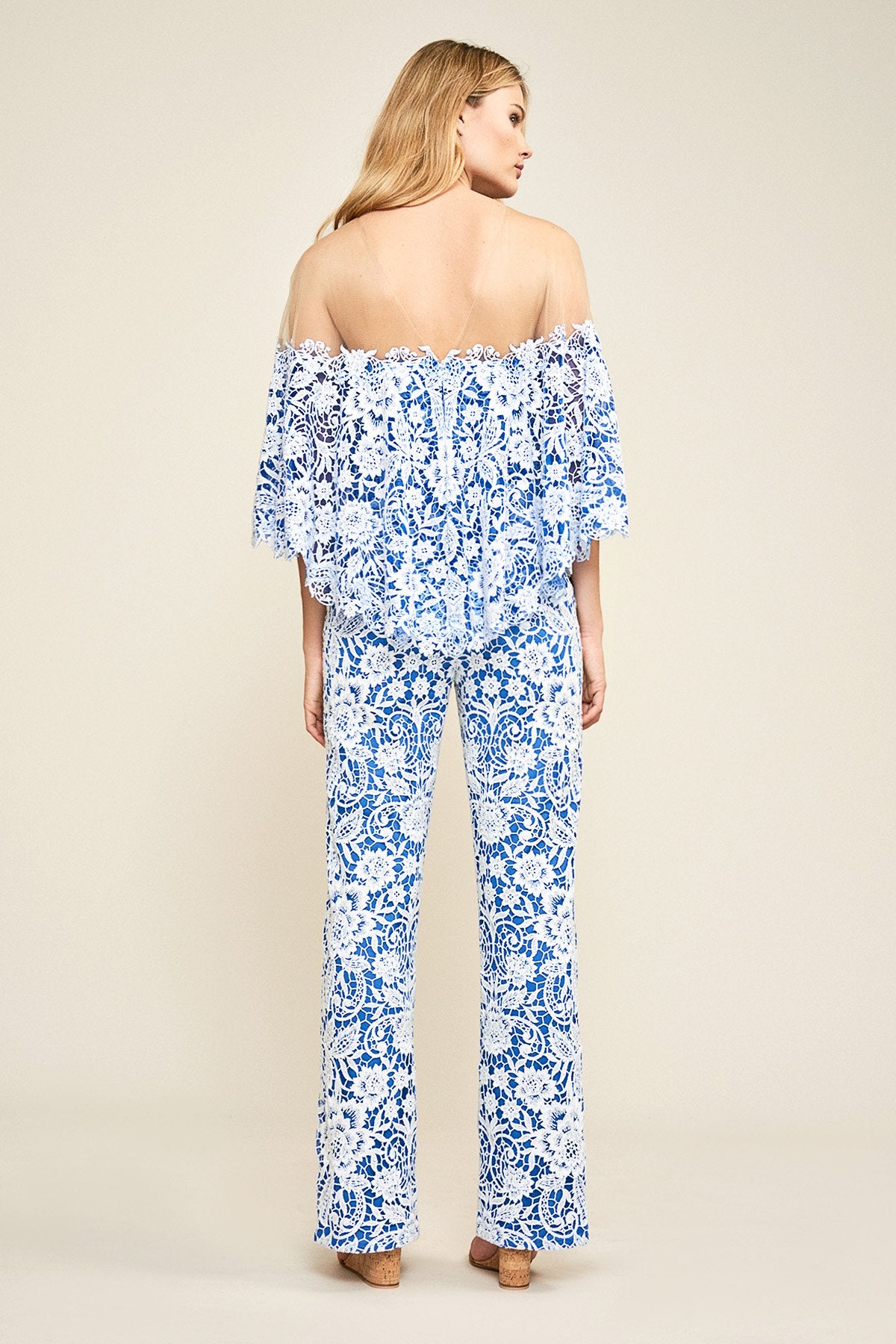 Tadashi Shoji - Tegan Floret Lace Jumpsuit