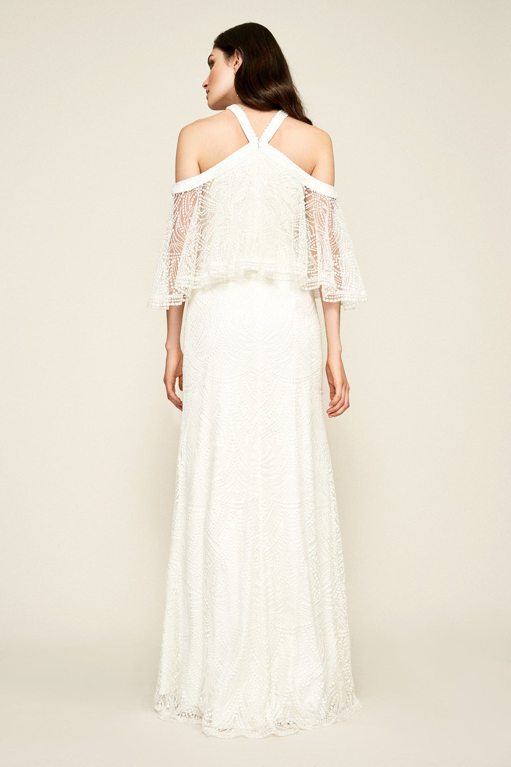 Tadashi Shoji - Laboe Halter Neck Gown