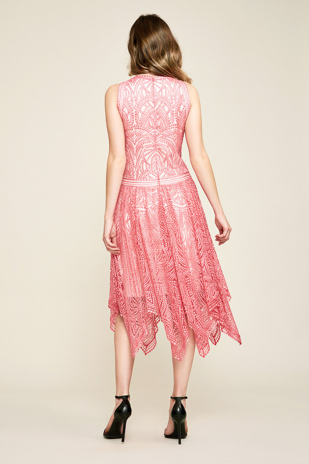 Tadashi Shoji - Rita Embroidered Handkerchief Dress