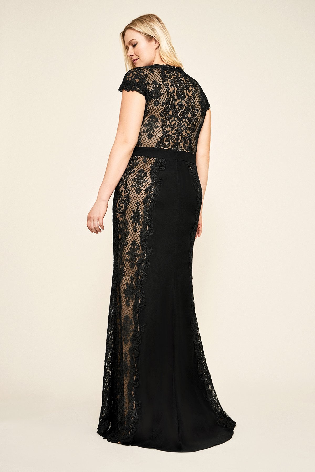 Tadashi Shoji - Alexandra Embroidered Lace Gown - PLUS SIZE