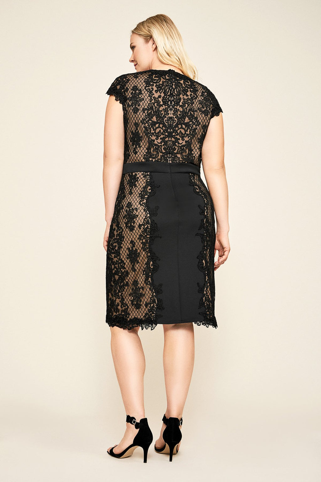Tadashi Shoji - Alexandra Embroidered Lace Dress - PLUS SIZE