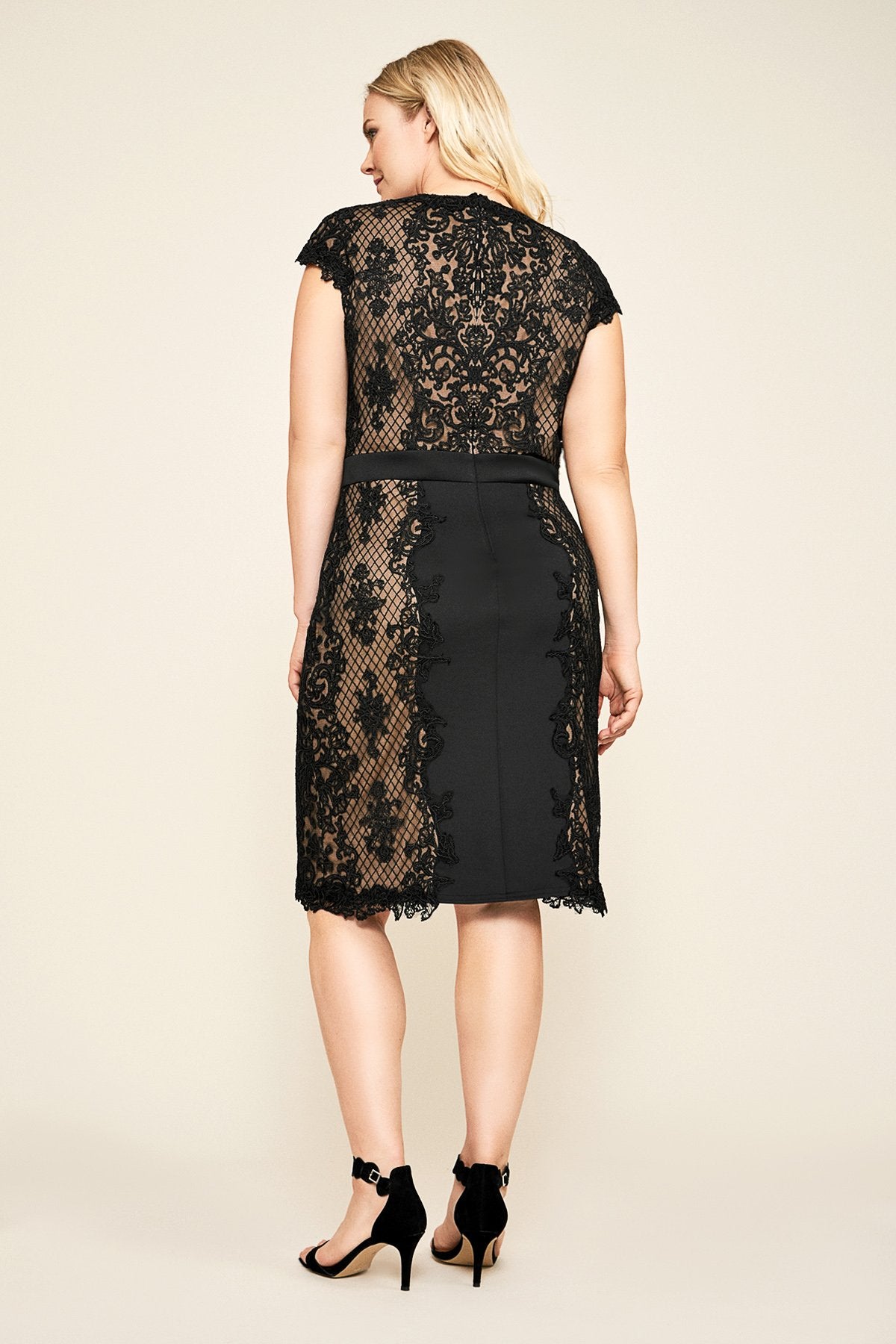 Tadashi Shoji - Alexandra Embroidered Lace Dress - PLUS SIZE