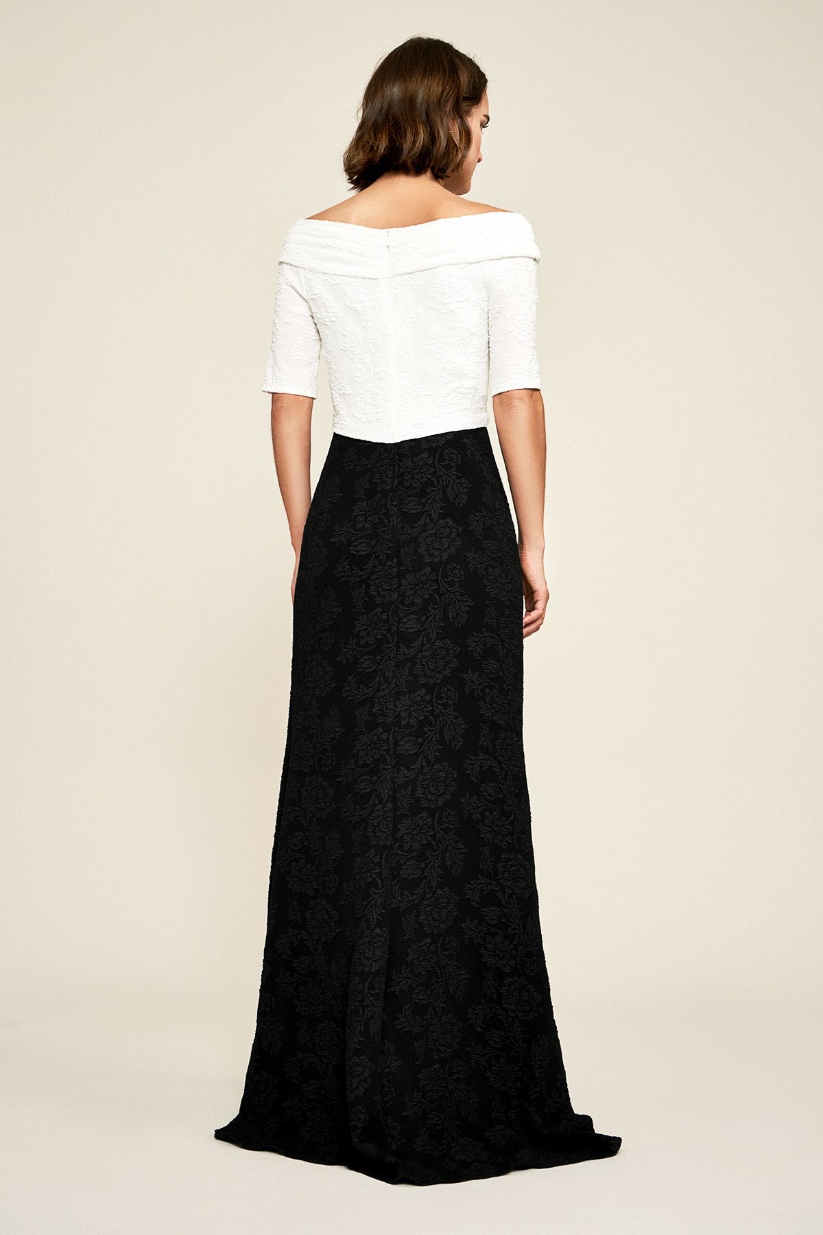 Hudson Off-The-Shoulder Crepe Gown – Tadashi Shoji Official Online Hudson Off-The-Shoulder Crepe Gown – Tadashi Shoji Official Online