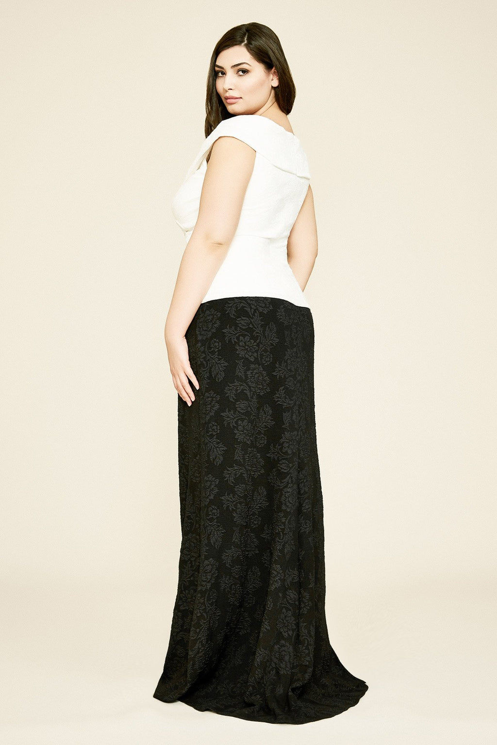 Tadashi Shoji - Ursa Off-The Shoulder Gown - PLUS SIZE