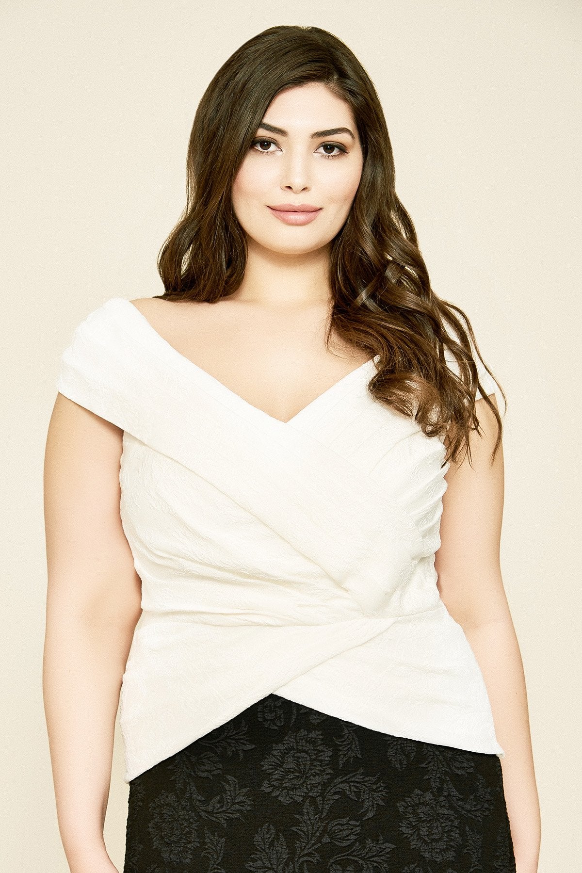 Tadashi Shoji - Ursa Off-The Shoulder Gown - PLUS SIZE