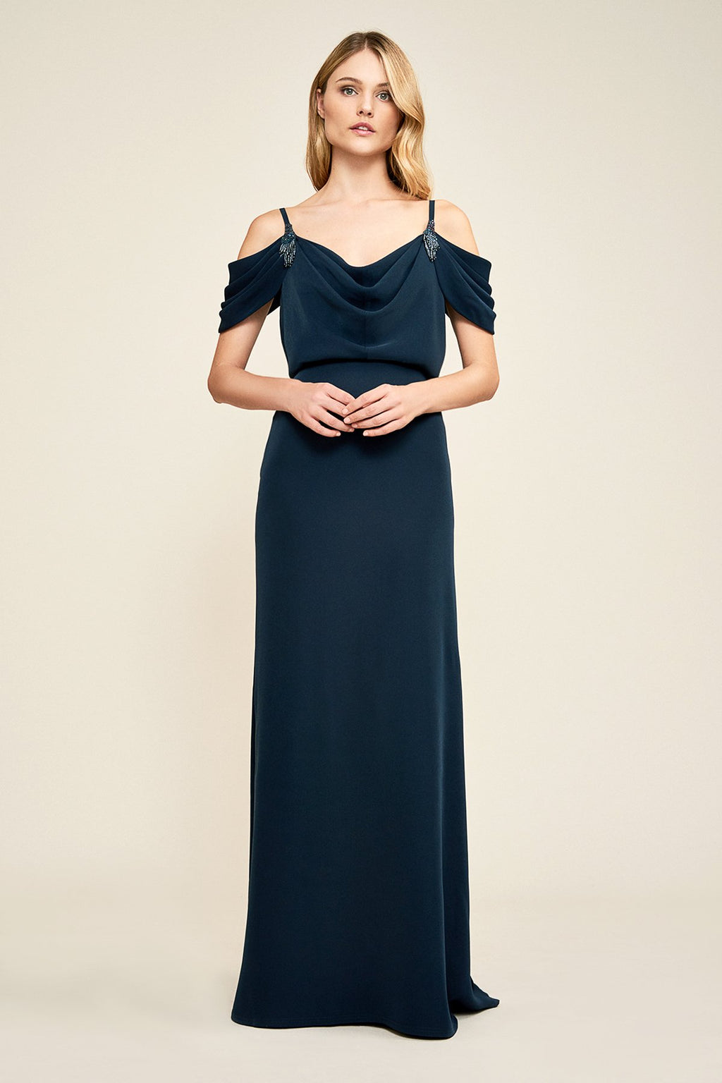 Tadashi Shoji - Sophie Crepe Evening Gown