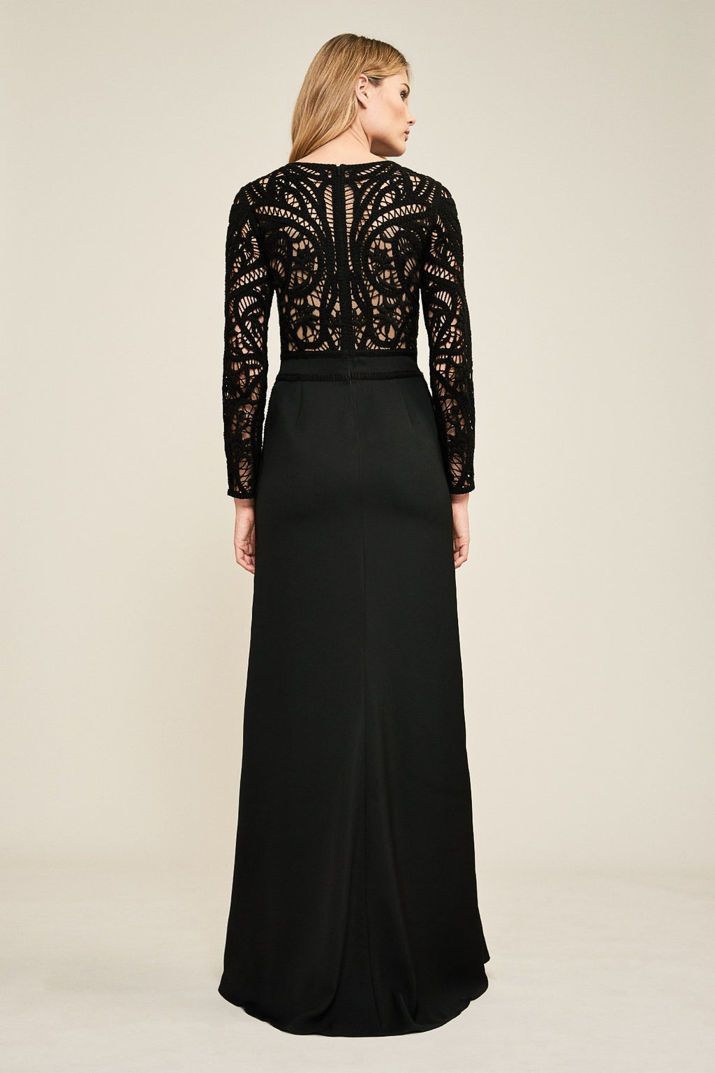 Tadashi Shoji - Kimora Crochet-Lace Motif Gown