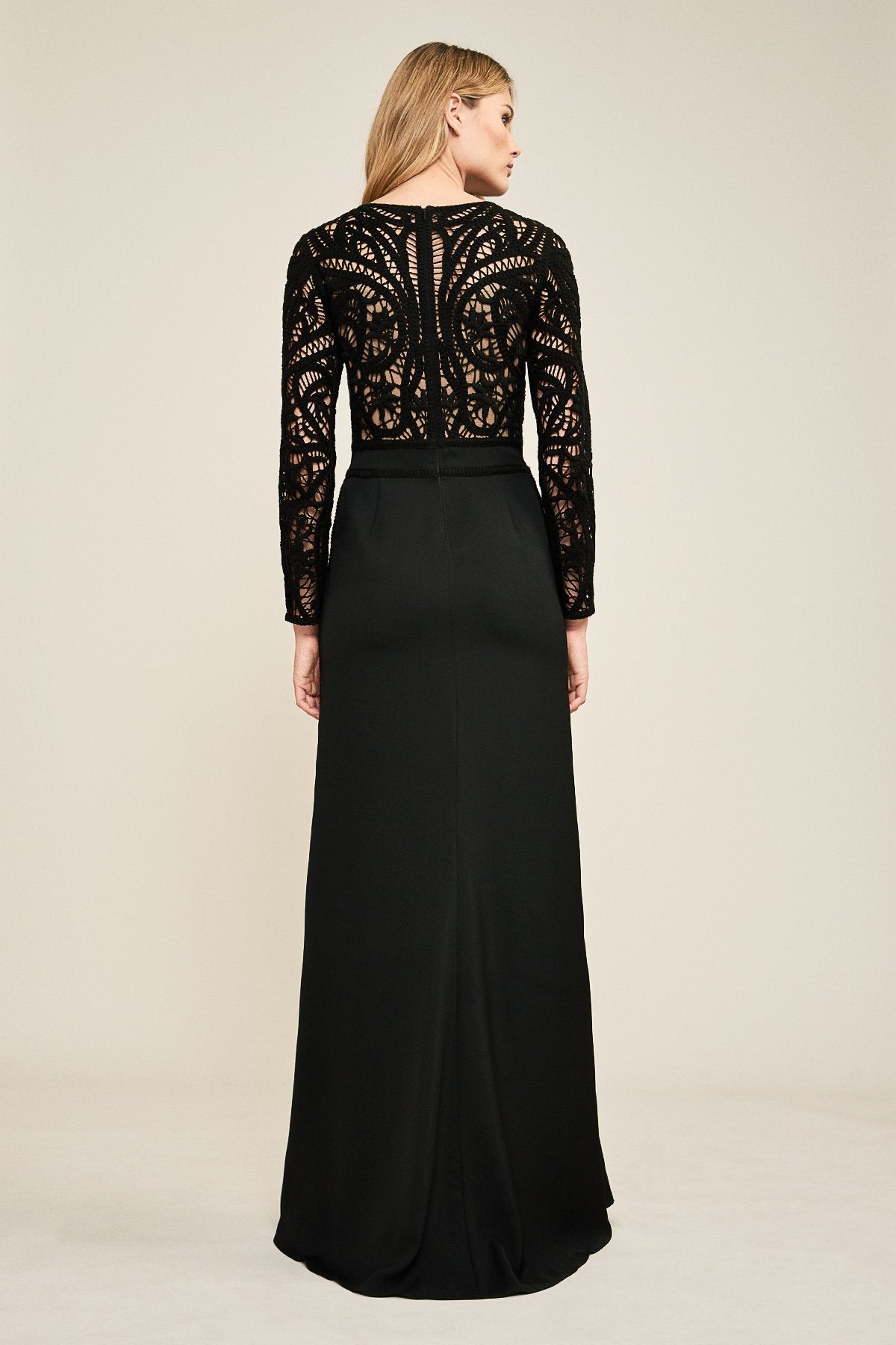 Tadashi Shoji - Kimora Crochet-Lace Motif Gown