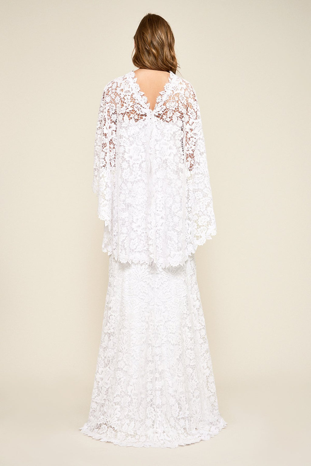 Tadashi Shoji - Raleigh Strapless Capelet Gown