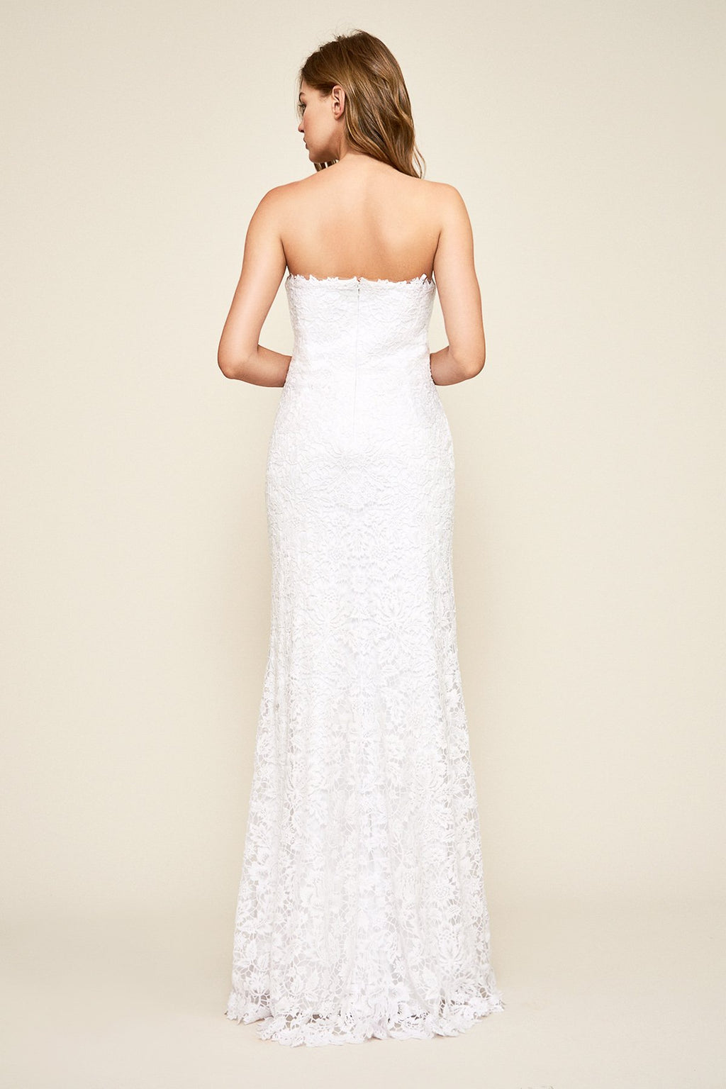 Raleigh Strapless Capelet Gown
