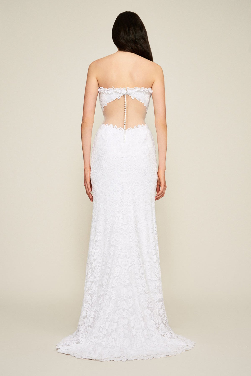Tadashi Shoji - Himara Strapless Lace Gown