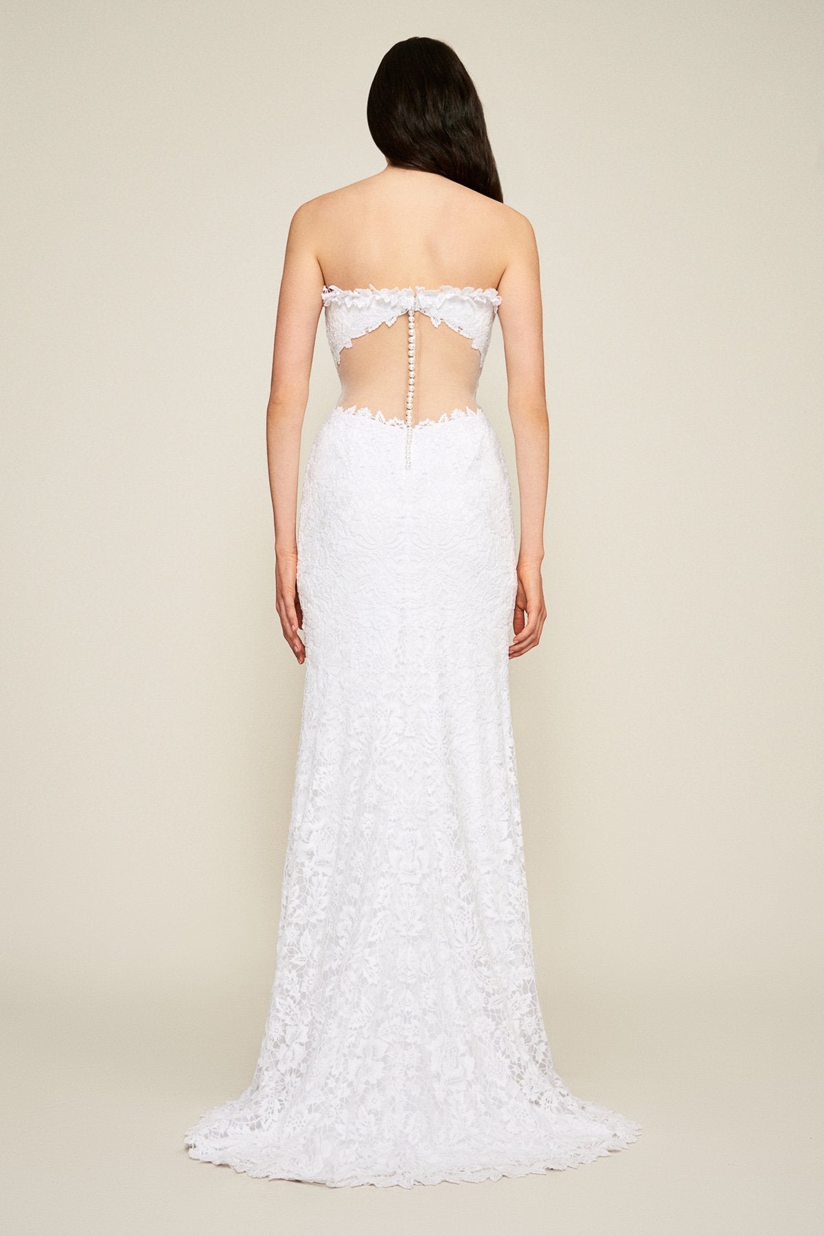 Tadashi Shoji - Himara Strapless Lace Gown