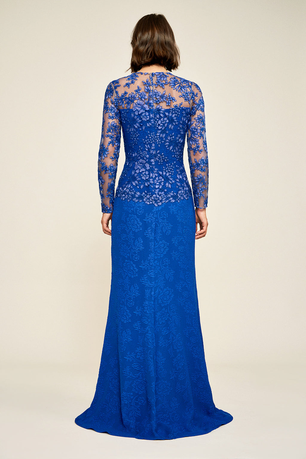 Tadashi Shoji - Kalinda Embroidered Jacquard Gown