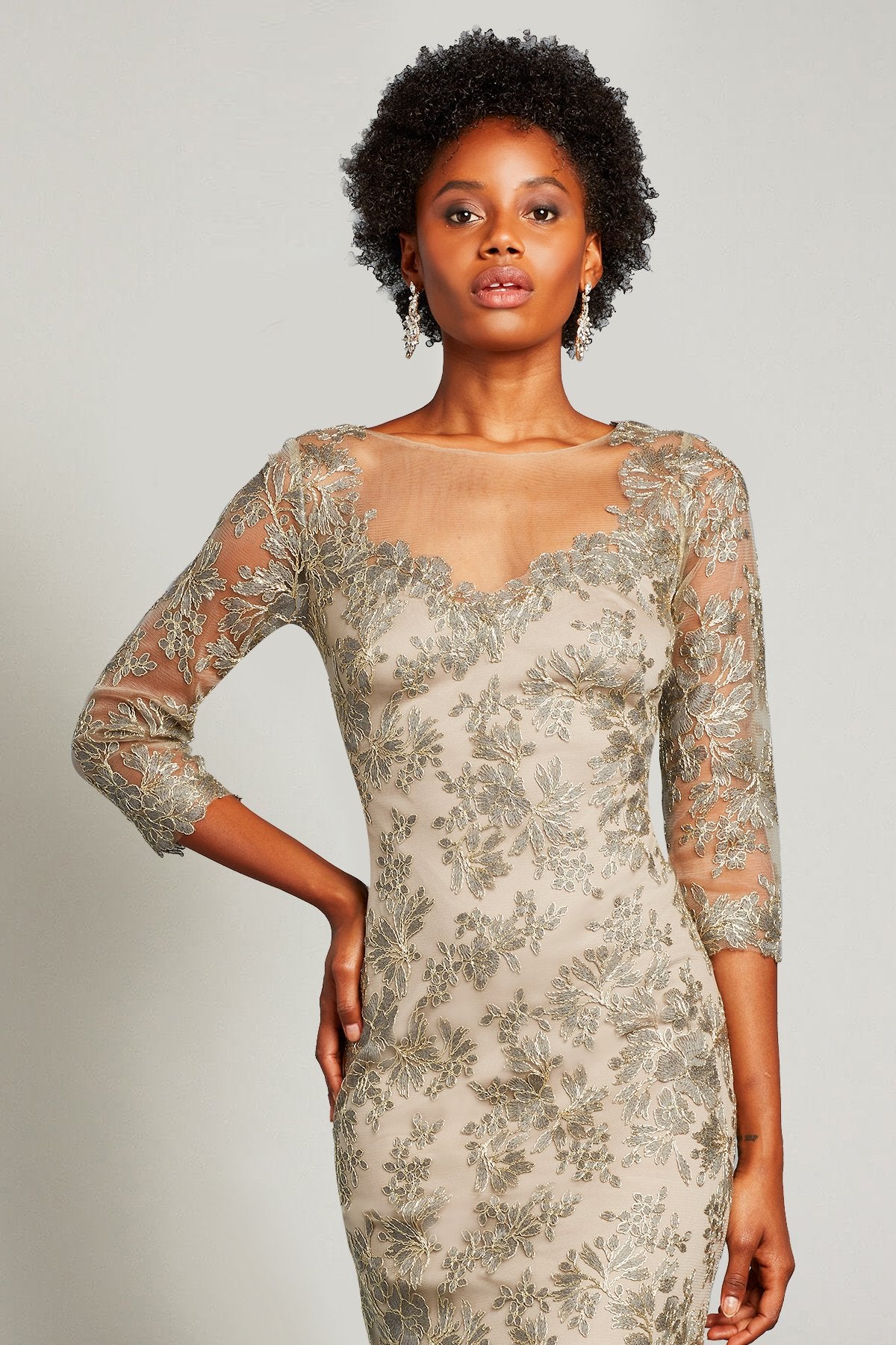 Tometi Embroidered Tulle Gown – Tadashi Shoji Official Online Boutique