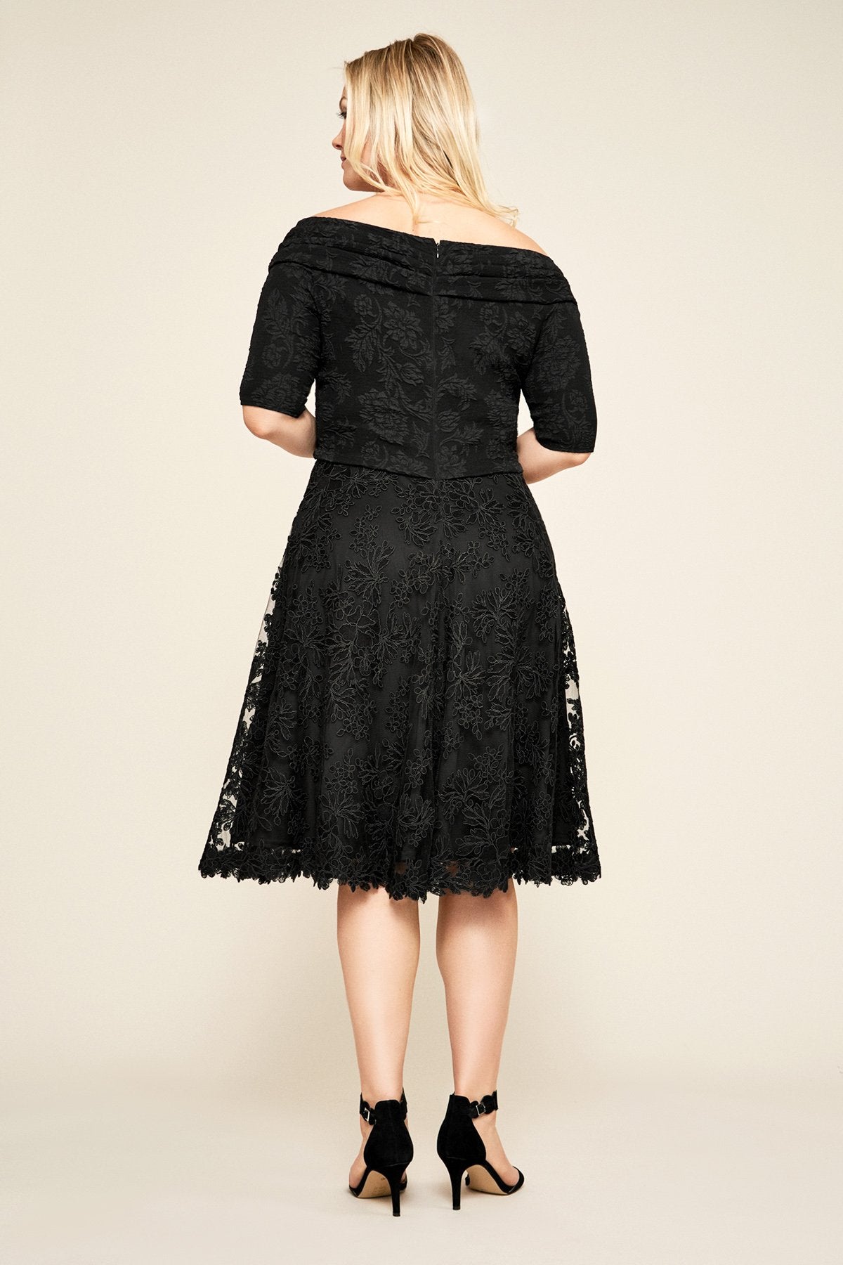 Dorian Jacquard Dress - PLUS SIZE Tadashi Shoji Official Online Boutique Dorian Jacquard Dress - PLUS SIZE Tadashi Shoji Official Online Boutique