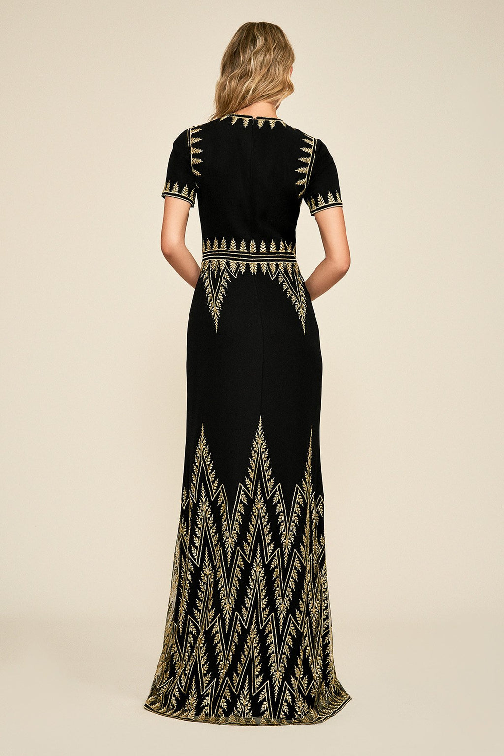 Tadashi Shoji - Remy Metallic Embroidery Gown