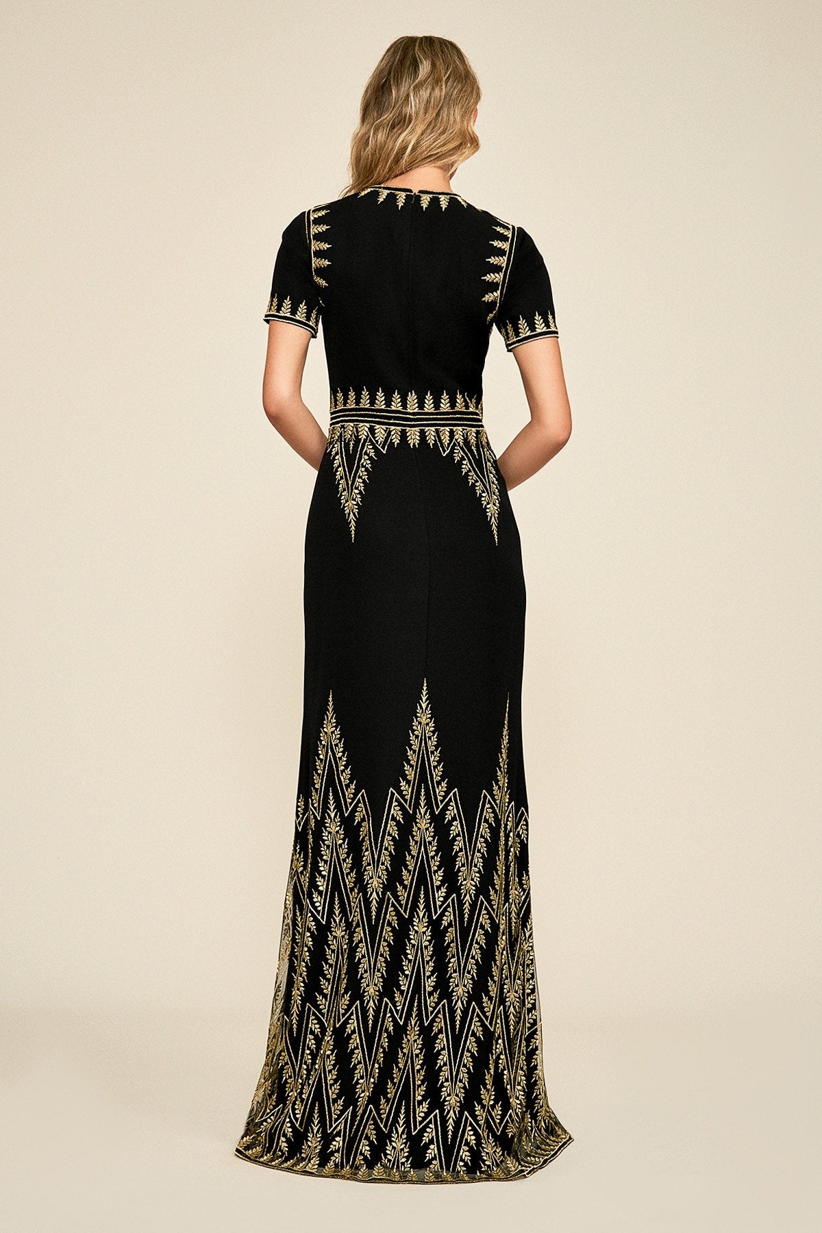 Tadashi Shoji - Remy Metallic Embroidery Gown