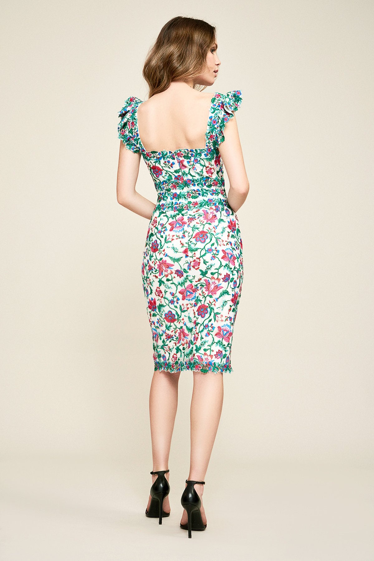 Tadashi Shoji - Ximena Floral Motif Dress