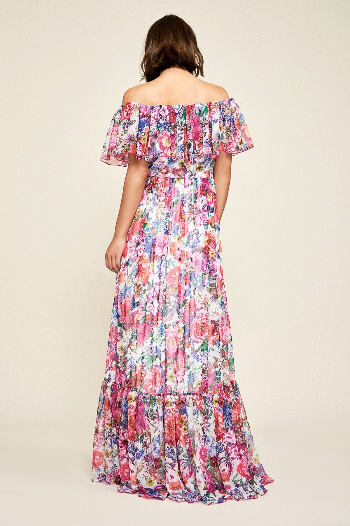 Tadashi Shoji - Paola Floral Print Maxi Dress