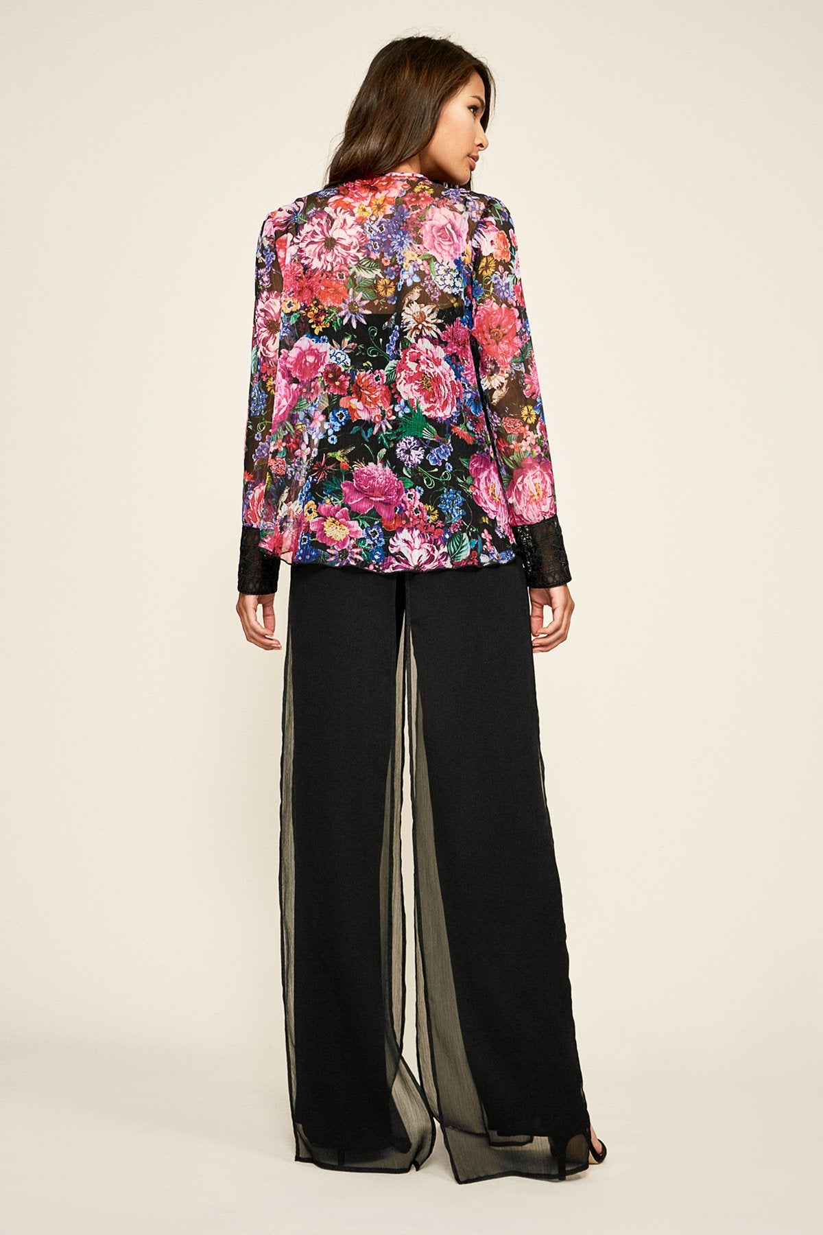 Tadashi Shoji - Gaberira Tie Neck Blouse