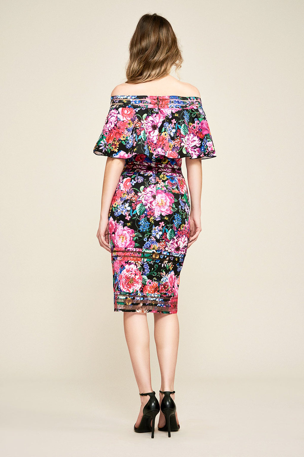 Tadashi Shoji - Lily Off-The Shoulder Floral Print Dress