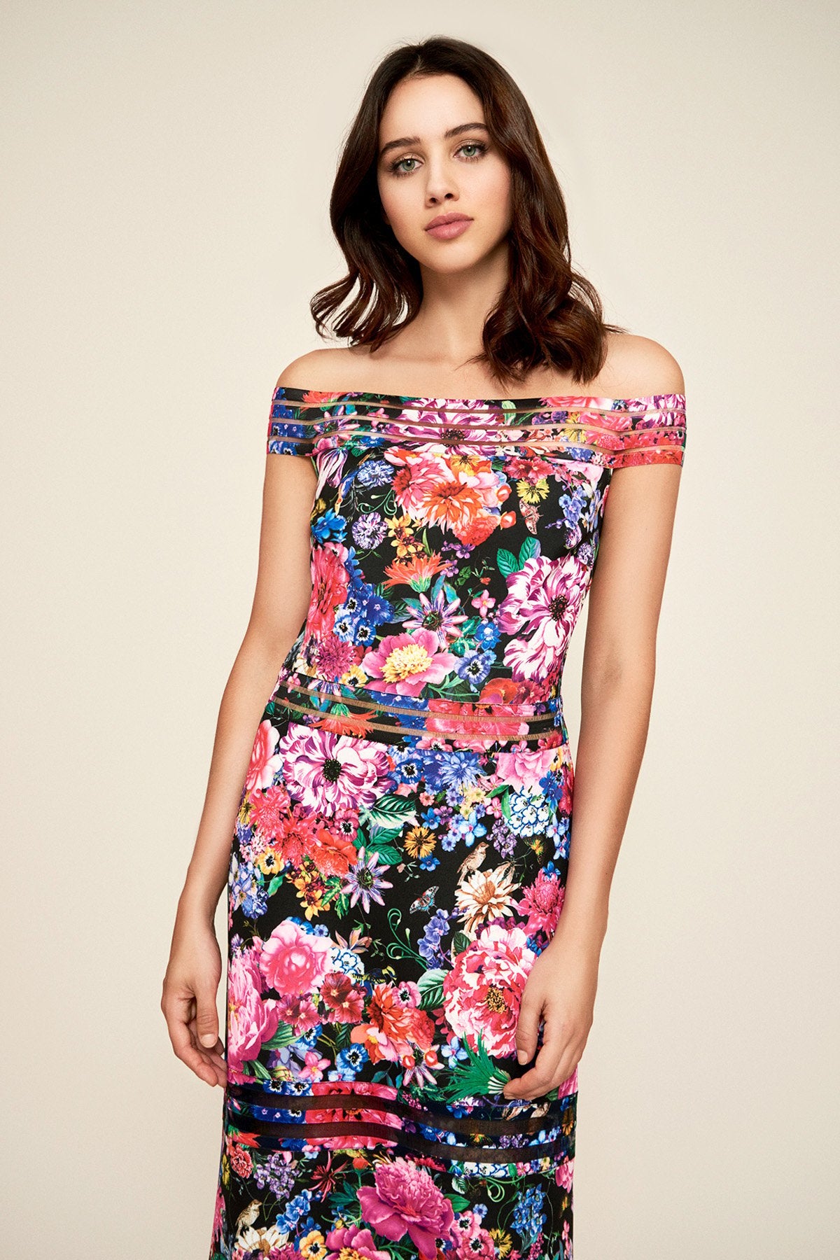 Tadashi Shoji - Bondi Floral Print Gown